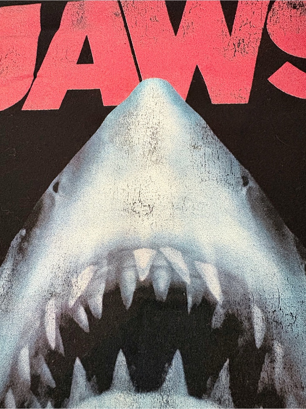 JAWS Black Graphic Tank Top XL - Picture 4 of 5